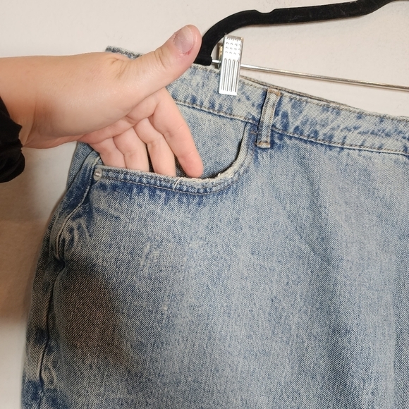 NWT Highway Jeans Plus Size Denim asymmetrical skort. Women's plus size 24. - Picture 8 of 16